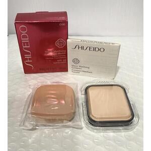 Shiseido Sheer Matifying Compact SPF 22 Refill Very Light Ochre O00 NIB